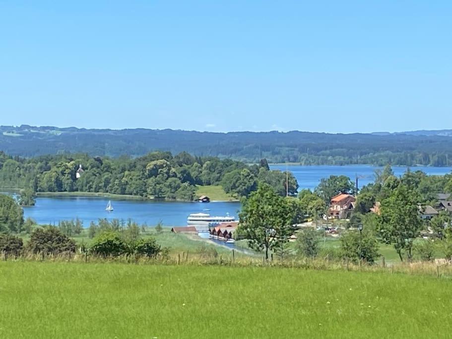 Extravagantes Ganzes Haus Am Staffelsee Seehausen am Staffelsee Kültér fotó